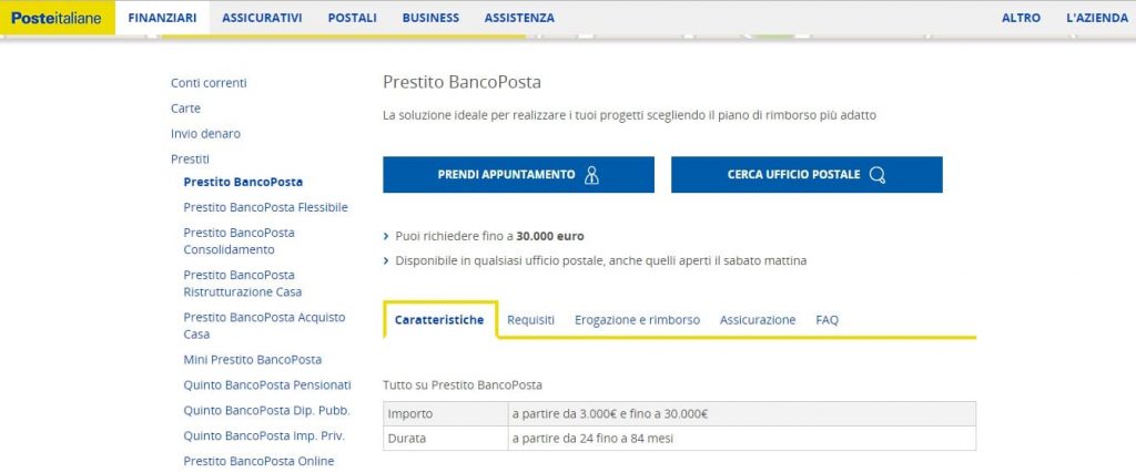 Appuntamento Poste